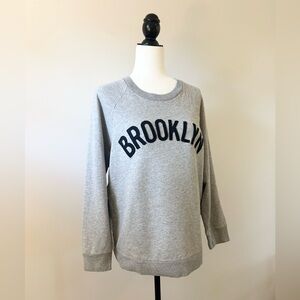 JCrew Gray ‘Brooklyn’ Crew neck Sweatshirt - size Large